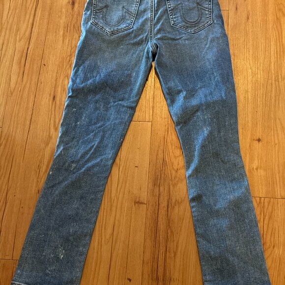 True Religion Halle 25W medium wash Straight Leg Womens Jeans - Picture 7 of 10